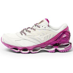 Zapatillas Mizuno Wave Prophecy Ls Gcds Mujer Blancos/Rosas | Mexico-247083